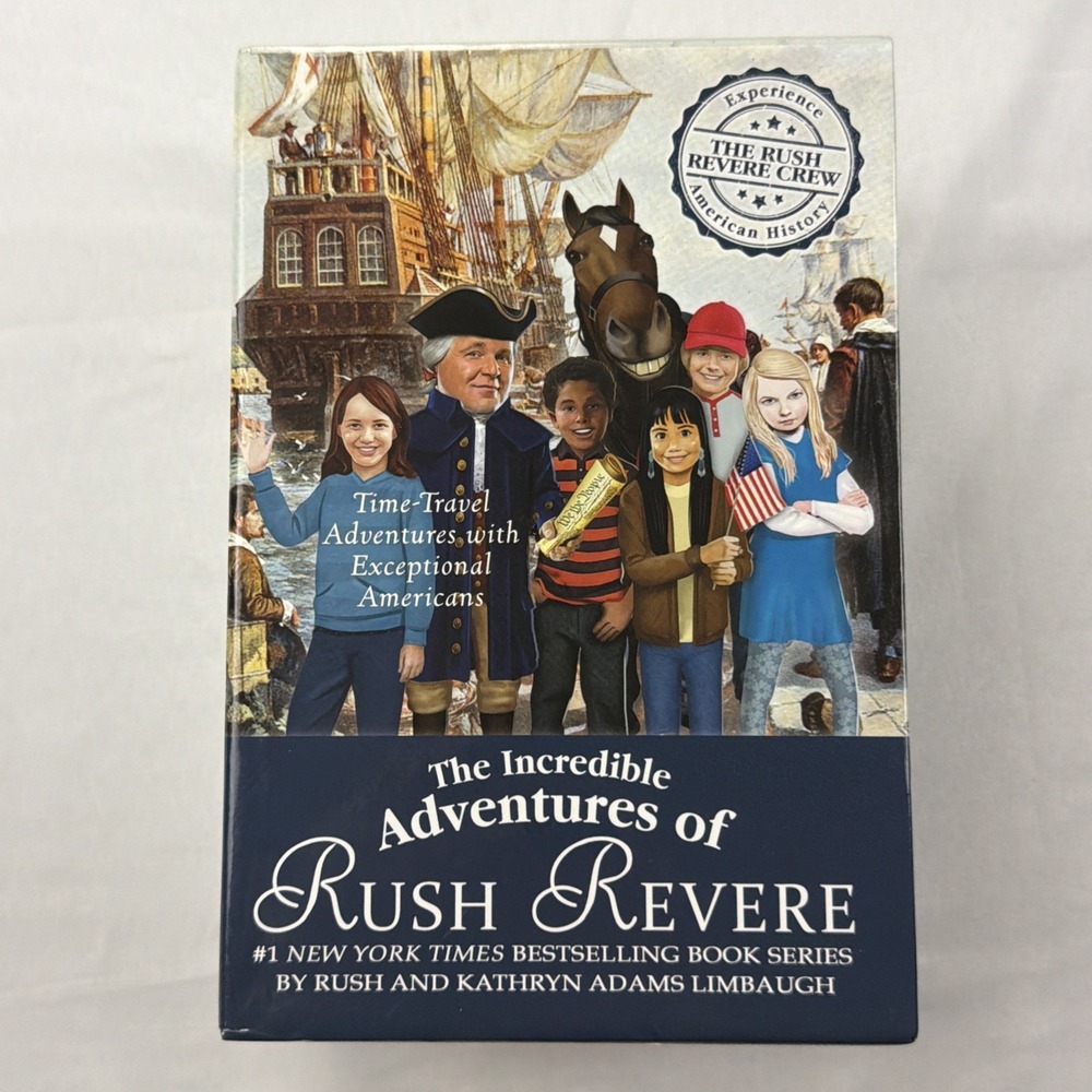 NEW Rush‎ Revere Set of 5 Boxed Hardcover Books Limbaugh LIKE NEW 5 HARDCOVERS